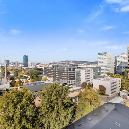 아파트 W Downtown View & Garage Parking 브라티슬라바